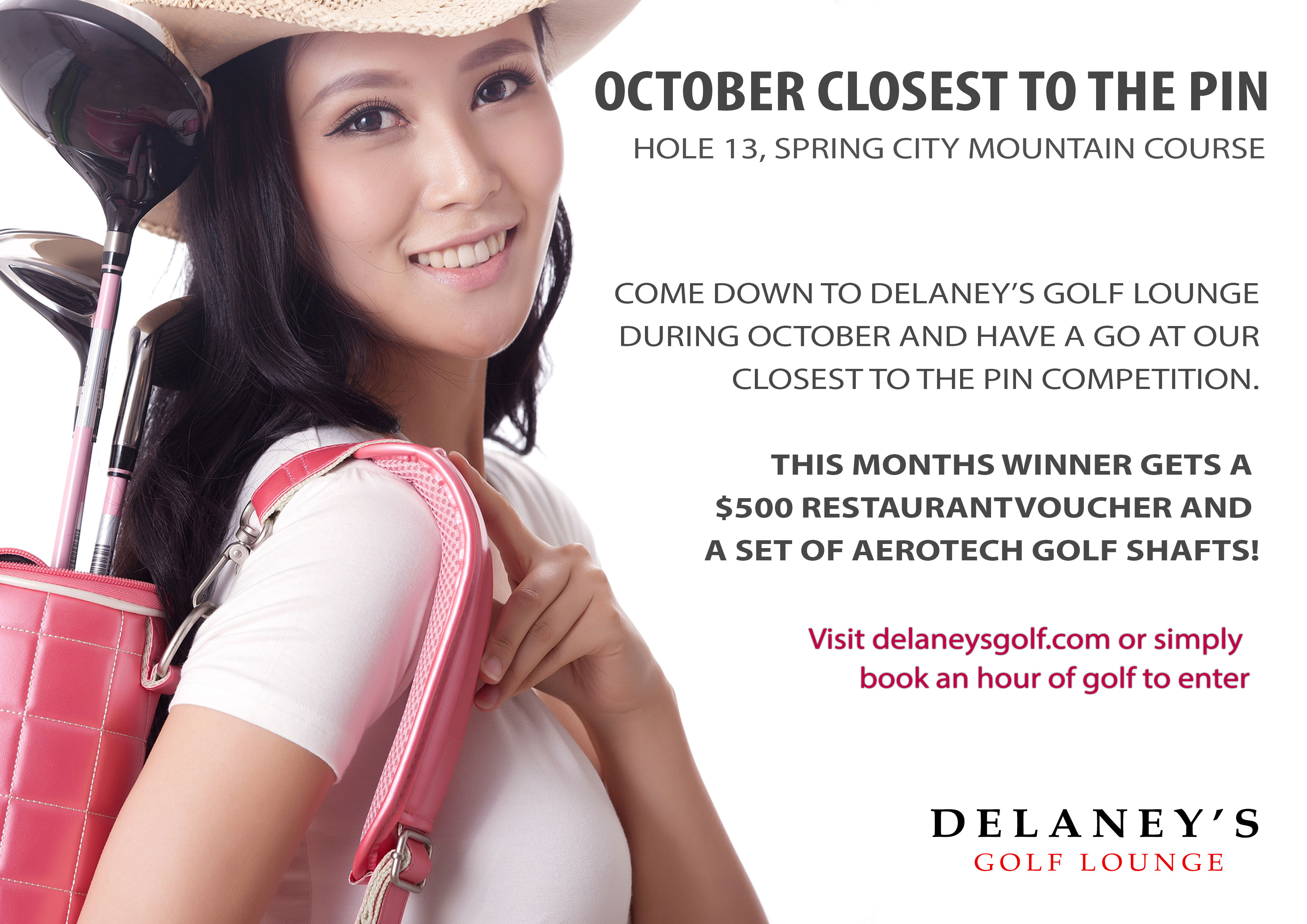 October Closest To the Pin at Delaneys Golf